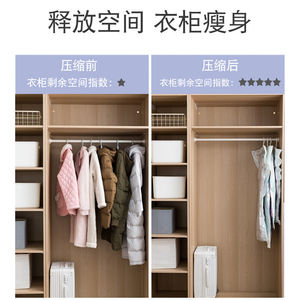 <span class=keywords><strong>Sac</strong></span> de compression sous vide suspendu anti-poussière et facile à ranger avec pompe électrique et fermeture latérale - Product Image 5