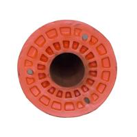 Poteau de signalisation routière flexible orange hautement réfléchissant en PU, poteau de signalisation routière de 110 cm de hauteur, poteau en PE, caoutchouc durable