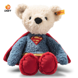 2025 bán buôn steiff Superman Gấu bông cao cấp sưu tập sang trọng với nút cổ điển trong nhãn hiệu tai - Product Image 1