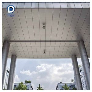 <span class=keywords><strong>Plafond</strong></span> suspendu en aluminium thermolaqué à installation rapide, design élégant, fente <span class=keywords><strong>LED</strong></span> intégrée, durable et étanche - Product Image 5