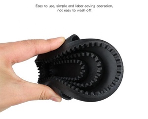 Peigne à cheveux pour chevaux en <span class=keywords><strong>caoutchouc</strong></span>/TPR, fabrication usine, couleur et logo personnalisés, équipement de toilettage équestre, modèle H6-2, marque LI JIA, vente chaude - Product Image 3