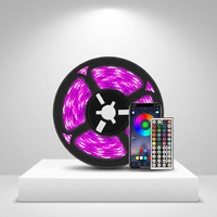 Bande LED RGB Joystar 20m pour Décoration Intérieure, 24V, Contrôle par APP, Prise EU, Éclairage de Fête, Coupeur de Bande, IP20