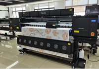 Nueva Impresora Industrial de Inyección de Tinta para Sublimación de 1.85m, 4 Cabezales, Estable y Rápida, I3200, Formato Ancho, Alta Productividad, para Camisetas y Bares