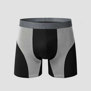 Boxer en bambou de couleur unie pour hommes de marque personnalisée taille moyenne SAXXX fantaisie taille moyenne avec tissu tricoté - Product Image 4