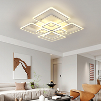 Lustre de plafond LED blanc moderne en acrylique, design floral, pour la maison