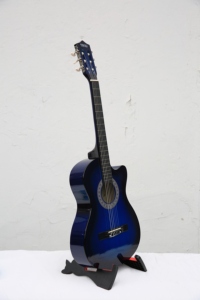 Instrumentos musicales Venta al por mayor <span class=keywords><strong>Guitarra</strong></span> acústica azul <span class=keywords><strong>Buena</strong></span> <span class=keywords><strong>calidad</strong></span> <span class=keywords><strong>Precio</strong></span> bajo <span class=keywords><strong>Guitarra</strong></span> de madera - Product Image 3