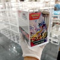 Vente chaude : Étui protecteur transparent ETB Booster, étui de présentation magnétique en acrylique pour Pokémon TCG