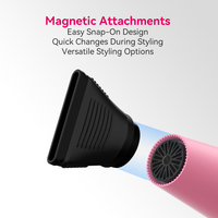 Sèche-cheveux magnétique FirePhoenix pour salon, ensemble de 3 accessoires, étui, 2000W, 110 000 tr/min, souffleur ionique électrique, usage domestique, coiffage