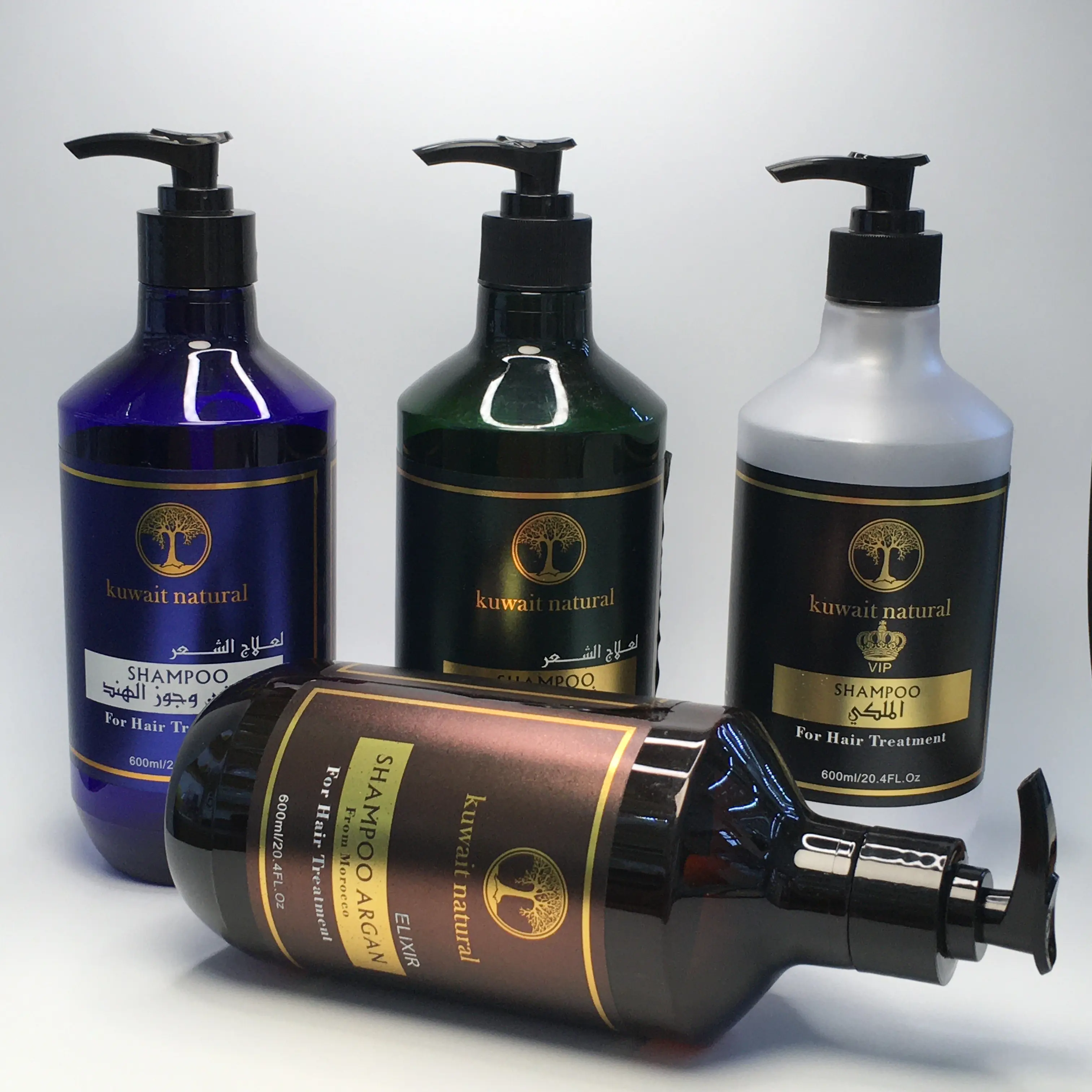 Custom 300ml 400ml 500ml 600ml 800ml 1000ml Amber Green Transparent Plastic PET Shampoo Bottle Hair Oil Bottle With Lotion Pump