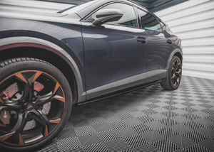 Minigonne Laterali per Auto in ABS Nero Lucido Stile MAX Personalizzate per <span class=keywords><strong>Cupra</strong></span> <span class=keywords><strong>Formentor</strong></span> Mk1 Pre-restyling 2020-2024 - Product Image 6