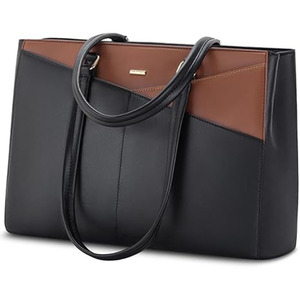 Bureau d'affaires mallette de travail <span class=keywords><strong>sac</strong></span> à main pour <span class=keywords><strong>ordinateur</strong></span> portable 15.6 pouces <span class=keywords><strong>sac</strong></span> fourre-tout pour <span class=keywords><strong>ordinateur</strong></span> portable pour femmes <span class=keywords><strong>sac</strong></span> d'<span class=keywords><strong>ordinateur</strong></span> en cuir étanche - Product Image 6