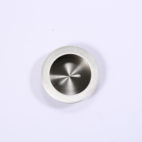 Poignées encastrées de forme ronde en acier inoxydable, poignée encastrée pour armoire, nickel brossé, installation facile