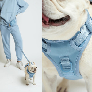 Dog Vest Harness And <b>Leash</b> Set Adjustable For Large Dogs Simple Style With <b>Pet</b> Logo - Product Image 1