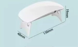 Lampe UV LED Mini OEM 12W 24W 30W Portable, Séchoir à Ongles, Prise EU, Lampe de Polymérisation en Plastique pour Gel, pour Ongles à Presser, Manucure, Salon - Product Image 4