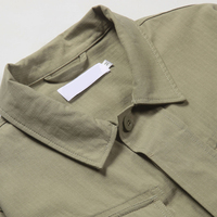 Veste Cargo Rétro Safari Homme Quatre Poches Haute Qualité, Coupe Décontractée, Style Vintage, 100% Coton, Printemps, Personnalisable OEM