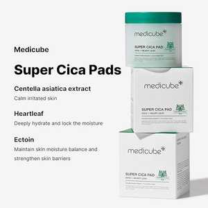 Almohadillas de Tónico Super Cica MEDICUBE, 70 unidades/350 g, Almohadillas de Tónico Blanqueadoras para el Cuidado de la Piel con Ácido Hialurónico y Colágeno para el Cuidado Diario del Rostro - Product Image 3