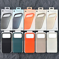 VAWI B455 Coque Rigide Classique Antidérapante en PC, Élégante et Luxueuse, Magnétique, pour iPhone 17 Pro Max Air, Housse de Téléphone Portable