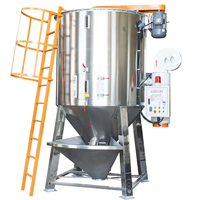 Silo di Miscelazione Verticale Automatico in Acciaio Inox per Riciclaggio di Plastica