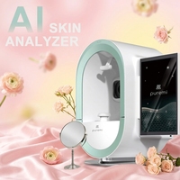 Analyseur de Peau Commercial IA : Diagnostic des Rides, Pigmentation et Acné, Analyse Ciblée du Visage, Connectivité Wi-Fi, Compatibilité Multi-Prises, Beauté