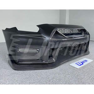 กันชนหน้าสไตล์นิสโม <span class=keywords><strong>2020</strong></span> สำหรับนิสสัน <span class=keywords><strong>R35</strong></span> GTR ชุดแต่งคาร์บอนไฟเบอร์ - Product Image 4