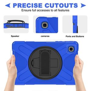 Custodia Robusta Ibrida per Tablet Samsung <span class=keywords><strong>Galaxy</strong></span> Tab <span class=keywords><strong>A7</strong></span> <span class=keywords><strong>Lite</strong></span> 8.7 Pollici T220/T225 con Supporto, Tracolla e Protezione Completa - Product Image 6