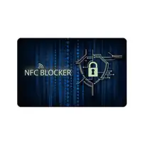 Custom Druck Anti Hack Scannen Bank Kreditkarte Porteciton RFID Sperrung Chip Karte