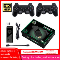 Prix usine 64GB Jeux rétro classiques intégrés M8 II Consoles de jeux vidéo 2.4Ghz 4K Home Doubles Game Stick avec contrôleur