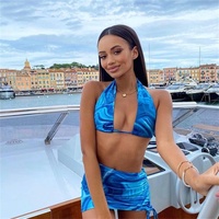 Maillots de bain sans entrejambe personnalisés 2025, ensembles de bikinis une pièce, maillots de bain de fitness sans dos (ancien) pour femmes, maillots de bain Rubies