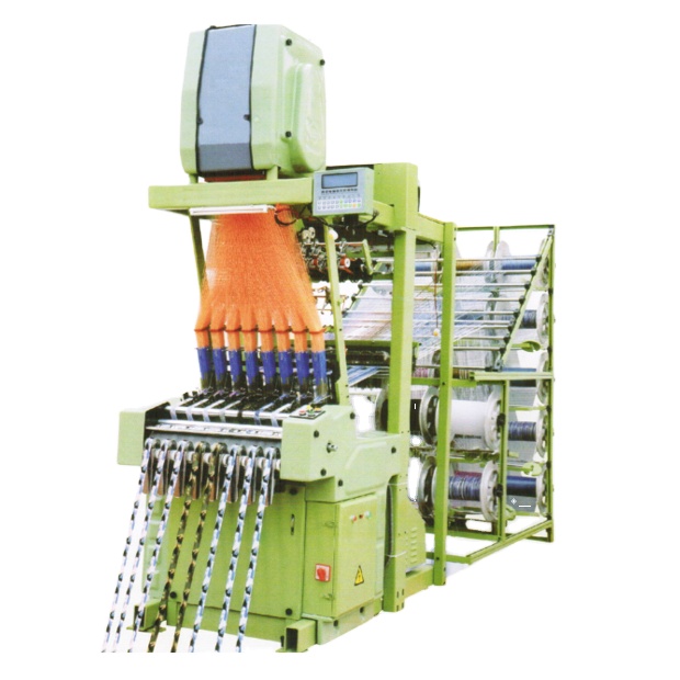 Машина для изготовления жаккардовой эластичной ленты/вязальная машина