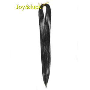 Extensiones <span class=keywords><strong>de</strong></span> Cabello Sintético Largas con Trenzas <span class=keywords><strong>de</strong></span> Ganchillo Plegadas a Mano, <span class=keywords><strong>Doble</strong></span> Punta, Color Ombre, Precio al por Mayor - Product Image 5