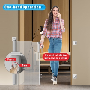 B1 bước dễ dàng thêm rộng em bé và trẻ em an toàn cửa cầu thang cổng không khoan với chỉ dẫn áp lực cho hàng rào cầu thang - Product Image 4