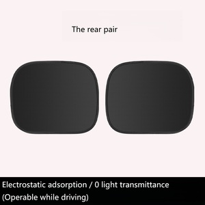 Pare-<span class=keywords><strong>soleil</strong></span> électrostatique pour voiture, protection solaire, isolation thermique, rideau d'intimité, chargeur de téléphone USB, allume-cigare - Product Image 5
