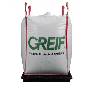 Hình Vuông Hình Ống Chéo Góc 4 Vòng Không Tráng 1 Tấn Số Lượng Lớn Túi/1.5 Tấn FIBC Số Lượng Lớn Túi/PP Jumbo Túi Lớn 1 Tấn - Product Image 1