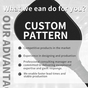 Vợt cầu lông pickleball chuyên nghiệp chính hãng Upbeat làm từ sợi carbon, độ dày 13mm, bề mặt mờ - Product Image 5