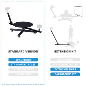 Plataforma Giratoria Profesional para Fotografía RAUBAY 360 Grados (Versión Estándar), Cabina Giratoria para Fotos y Videos - Product Image 6