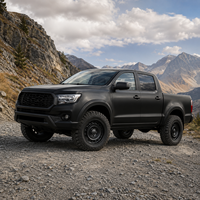Jantes en alliage d'aluminium AL 17 pouces Flow Form, tout-terrain, 6x139.7 5x127, noir mat, pour Bronco Wrangler Raptor Land Cruiser