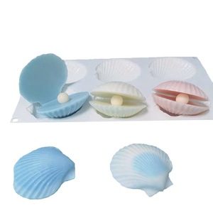 Cetakan Kue Silikon Gel Bentuk Kerang 6 Sel untuk Fondant dan Cokelat, Cetakan Mousse DIY - Product Image 2