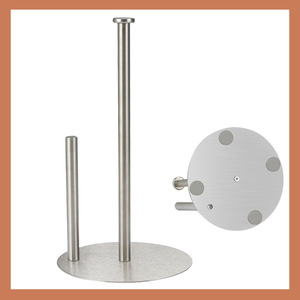 Portasciugamani di carta in acciaio inossidabile porta rotolo di carta da cucina <span class=keywords><strong>pellicola</strong></span> trasparente portaoggetti porta asciugamani da cucina - Product Image 3