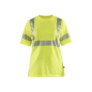 Blaklader-350225373300L เสื้อยืด Hi-Vis ของผู้หญิงสีเหลือง-EAN 7330509881378 HI-VIS Workwear - Product Image 1