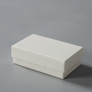 Customized Jewelry Products Box <b>White</b> Leather Pattern Custom Corrugated <b>Gift</b> Luxury Jewelry <b>Boxes</b> Box With Logo - Product Image 3