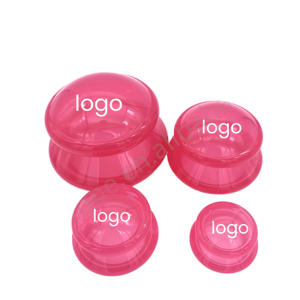 Cangkir Vakum Silikon Food Grade Portabel untuk Pijat Wajah, Stoples <span class=keywords><strong>Cupping</strong></span> dengan Logo Kustom, Alat Perawatan Kecantikan Penghilang Selulit - Product Image 5
