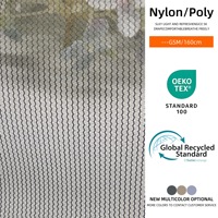 Tissu en maille de nylon 100% respirant noir 50 g/m² léger 1 mm pour robes de soirée et robes à paillettes, tissu en tulle, tissu en dentelle
