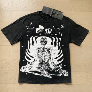 T-shirt rétro Y2K NFC Hell Graphic pour hommes, Hip-Hop Streetwear, coton, Vintage - Product Image 1