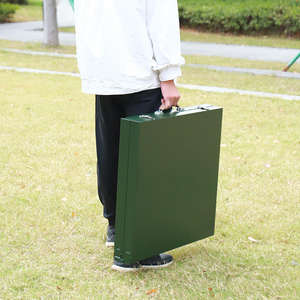 <span class=keywords><strong>Table</strong></span> <span class=keywords><strong>de</strong></span> pique-nique pliable portable verte pour le camping en plein air, en plastique, style moderne, pour le <span class=keywords><strong>jardin</strong></span>, la ferme, 1,2 m - Product Image 3