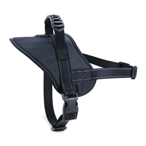 Arnés reflectante de lujo para perros Premium suave con acolchado transpirable para perros grandes Senderismo Correr Diseño de logotipo personalizado - Product Image 2