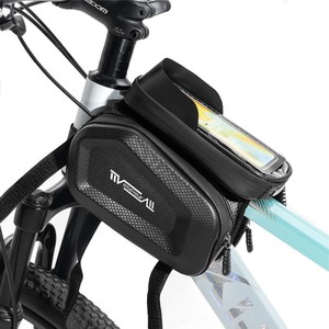 Sacoche de selle Oxford imperméable à succès avec sangle réglable, étui rigide personnalisé pour écran tactile, sac de vélo à fermeture éclair - Product Image 3