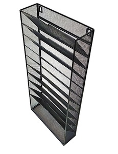 Wall <b>File</b> Holder 10 Tier Hanging Wall <b>File</b> <b>Organizer</b> for Papers Mails <b>Folders</b> Clipboard Magazine Organization - Product Image 2