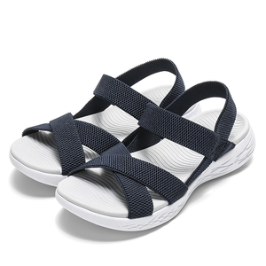 Nouveaux modèles de vente chaude en ligne été vente en gros stretch petite fille sandales 2023 usine chaussures et sacs ensemble pour femmes - Product Image 3