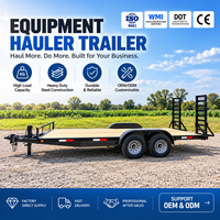 Trailer Pengangkut Peralatan Berat dengan Sertifikasi ISO9001 WMI DOT CE Trailer Transportasi Mesin Produsen OEM ODM