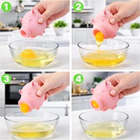 Séparateur de jaune d'œuf en silicone, personnalisation de la forme, développement de moules OEM pour les marques de cuisine, usine certifiée BSCI ISO9001